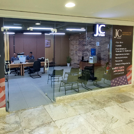 Logo da loja jc visa